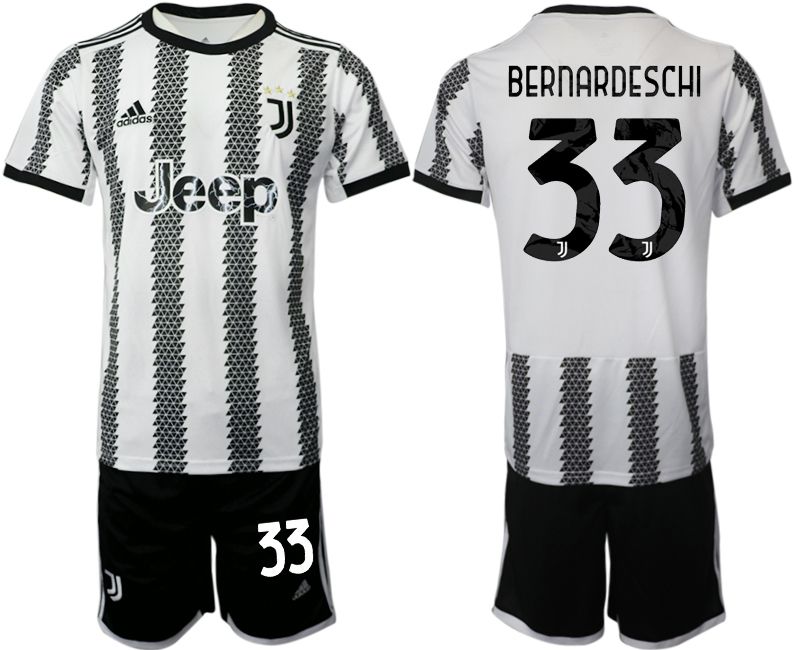 Men 2022-2023 Club Juventus FC home white 33 Soccer Jersey